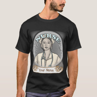 T-shirt infirmière rétro
