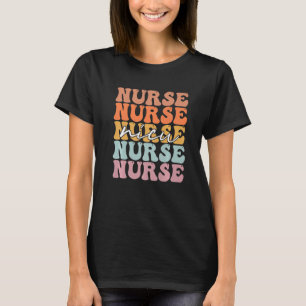 T-shirt Infirmière rétro NICU ICU Leopard Cute NICU Infirm