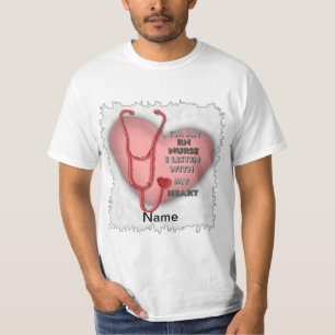 T-shirt Infirmière RN Cœur Rouge