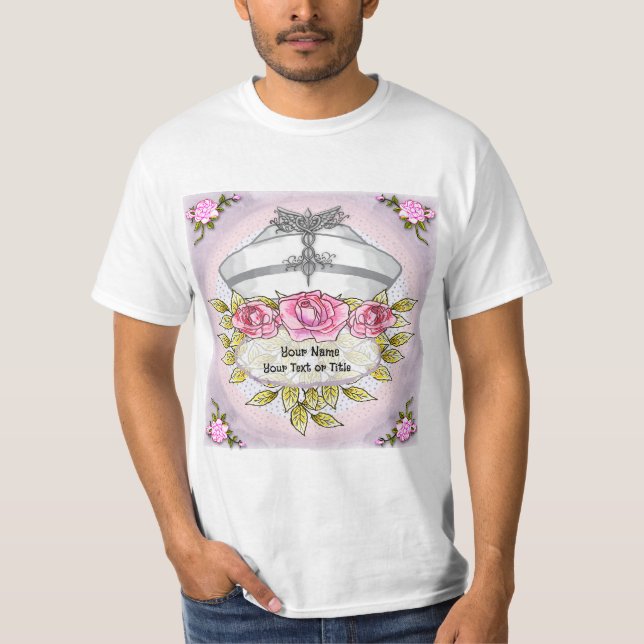T-shirt infirmière rose (Devant)