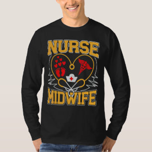 T-shirt Infirmière sage-femme Infirmière Vie Infirmière Ma