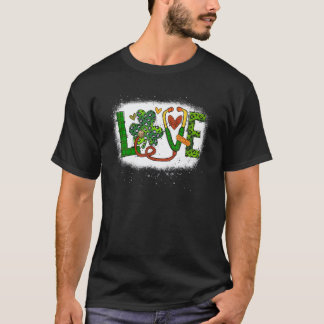 T-shirt Infirmière Saint-Patrick Chanceuse Infirmière Trèf