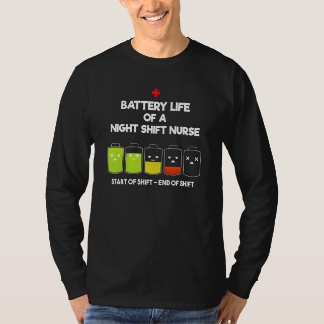 T-shirt Infirmière sauveteurs de vie Infirmière énergie de (Devant)
