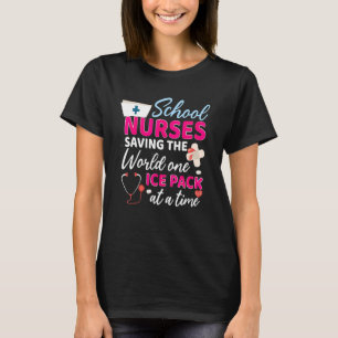T-shirt Infirmière Sauvons Le Monde Rn Cna