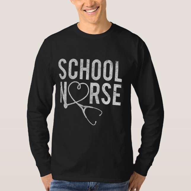 T-shirt Infirmière scolaire (Devant)