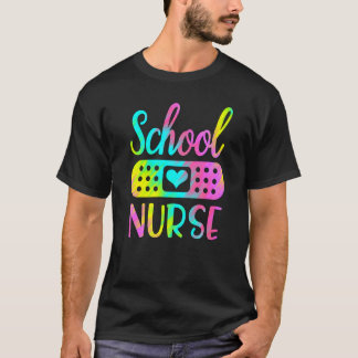 T-shirt Infirmière scolaire Femmes mignonnes Symbole de l'