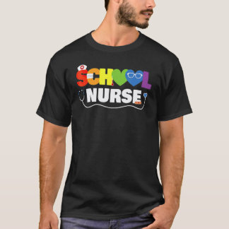 T-shirt Infirmière scolaire Infirmière diplômée Infirmière