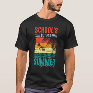 T-shirt Infirmière Scolaire Vie Dernier Jour D'école Les C