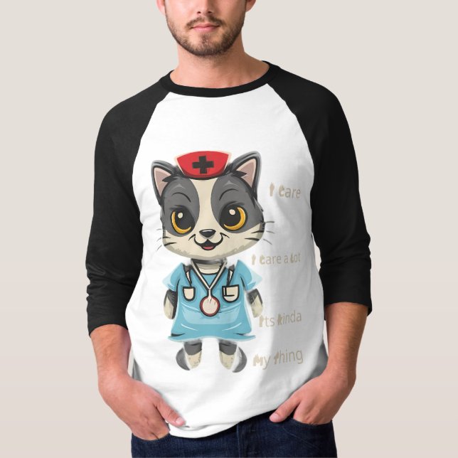 T-shirt Infirmière soignante : C'est mon truc (Devant)