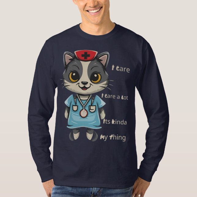 T-shirt Infirmière soignante : C'est mon truc (Devant)