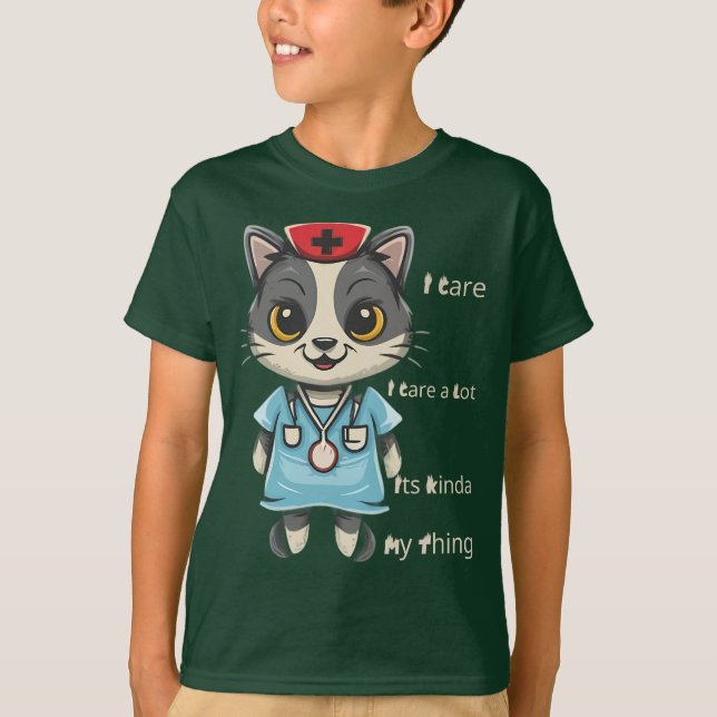 T-shirt Infirmière soignante : C'est mon truc (Devant)