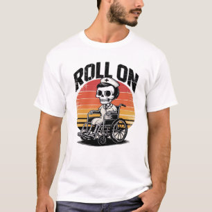 T-shirt Infirmière squelette en route � Humeur sombre Soin