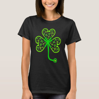 T-shirt Infirmière St Patrick's Day Infirmière Chanceuse T