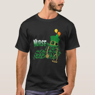 T-shirt Infirmière St Patrick's Day Infirmière Shamrock