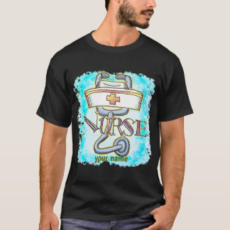 T-shirt Infirmière stéthoscope