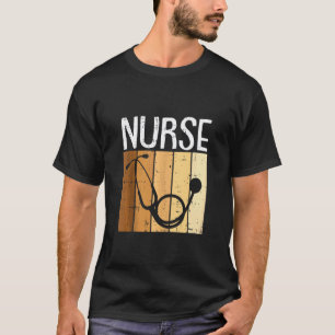T-shirt Infirmière Stéthoscope Mois de l'histoire des Noir