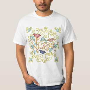 T-shirt infirmière sur mesure papillon