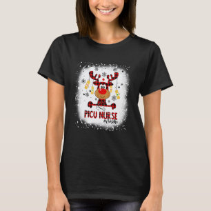 T-shirt Infirmière USIP décolorée Noël Renne USIP L