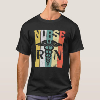 T-shirt Infirmière Vintage - RN CNA LPN