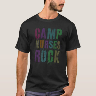 T-shirt Infirmières de camp font du rock Équipe médicale