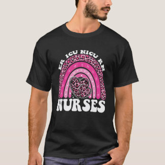 T-shirt infirmières des urgences réa néonatalogie cœur de