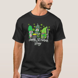 T-shirt Infirmières Gnome Saint Pattys Infirmière Scrub St