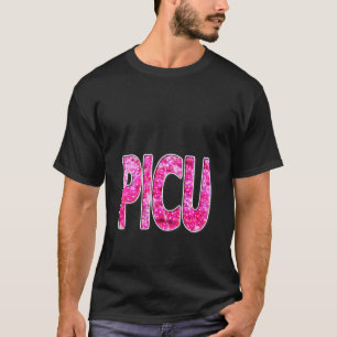 T-shirt Infirmières Jolies Fleurs Roses Printemps Picu