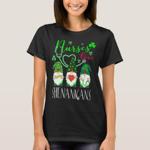 T-shirt Infirmières Love Shenanigans Funny Gnomes Infirmiè