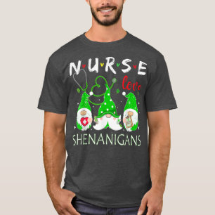 T-shirt Infirmières Love Shenanigans Funny Gnomes Infirmiè
