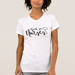 T-shirt Infirmières Mercis Script soigné
