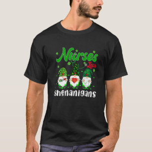 T-shirt Infirmières mignonnes Aimer Shenanigans Infirmière