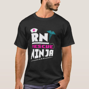 T-shirt Infirmières Ninja RN Drôles Infirmières Autorisées