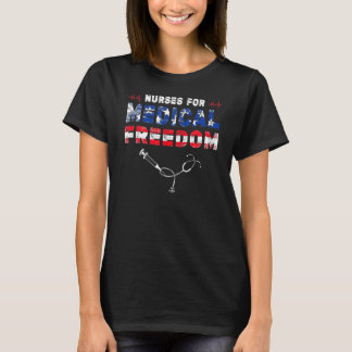 T-shirt Infirmières pour la liberté Médicale Femmes Vintag