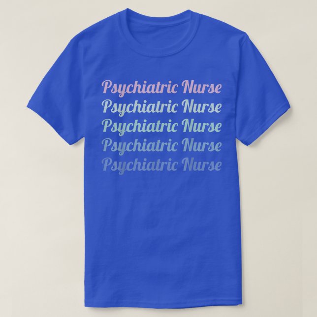 T-shirt Infirmières psychiatriques en santé mentale Infirm (Design devant)