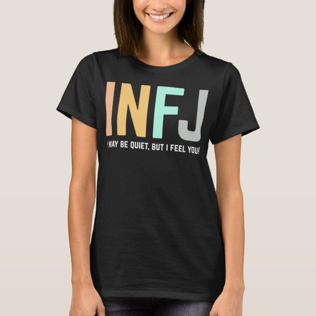 T-shirt INFJ Type de personnalité Introvert Funny (Devant)