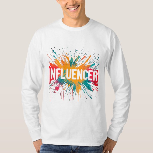 T-shirt Influence numérique : le pouvoir de la connectivit (Devant)