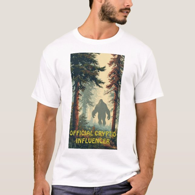 T-SHIRT INFLUENCEUR CRYPTIDE OFFICIEL (Devant)