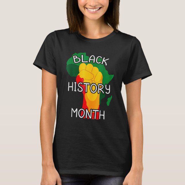 T-shirt Influential Inspirational Black History Leaders Fi (Devant)