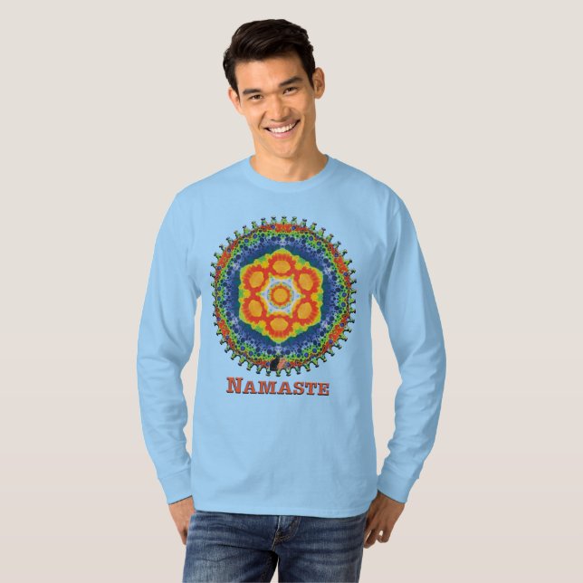 T-shirt Influx Namaste Kaleidoscope (Devant entier)