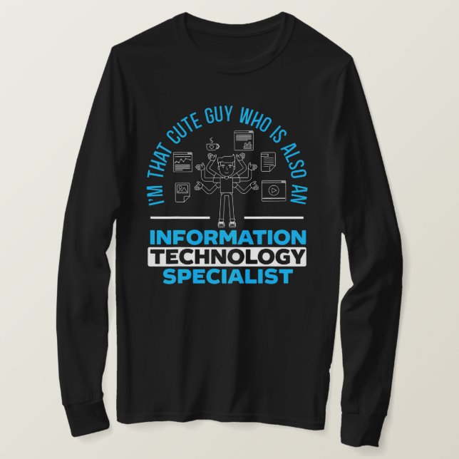 T-shirt Informaticien (Design devant)