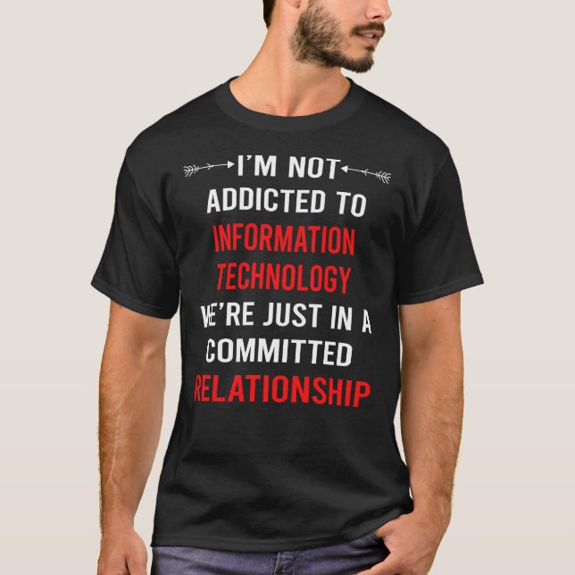 T-shirt Information de relation Technologie (Devant)