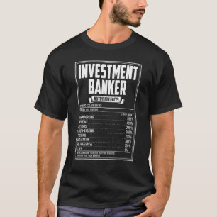 T-shirt Information nutritionnelle des banques d'investiss