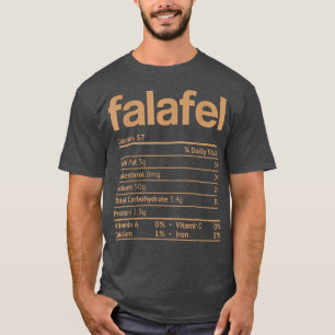 T-shirt Informations nutritionnelles sur le Falafel Funny 