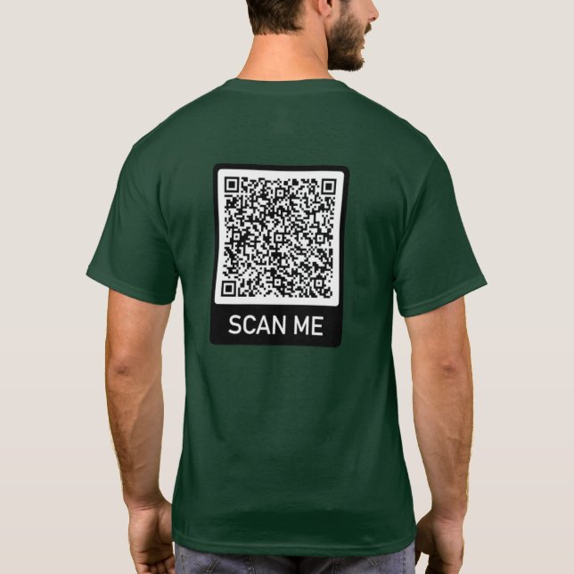 T-shirt Informations personnalisées sur l'analyse de code  (Dos)