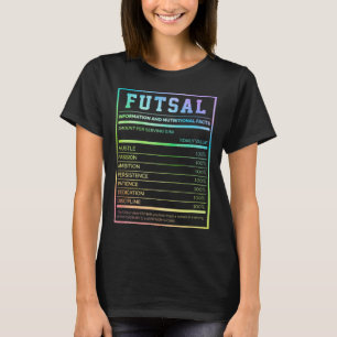 T-shirt Informations sur le Futsal et faits nutritionnels