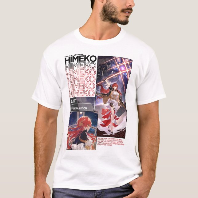 T-shirt Informations sur les caractères Himeko - Honkai St (Devant)
