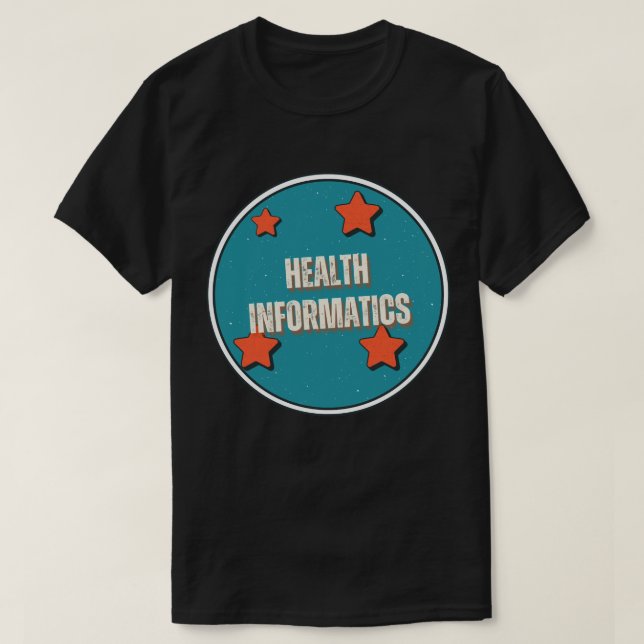 T-shirt Informatique de la santé (Design devant)