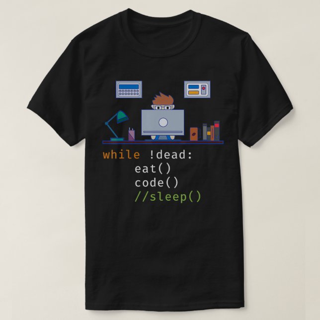 T-shirt Informatique Python Programmer Cadeau Code de Mang (Design devant)