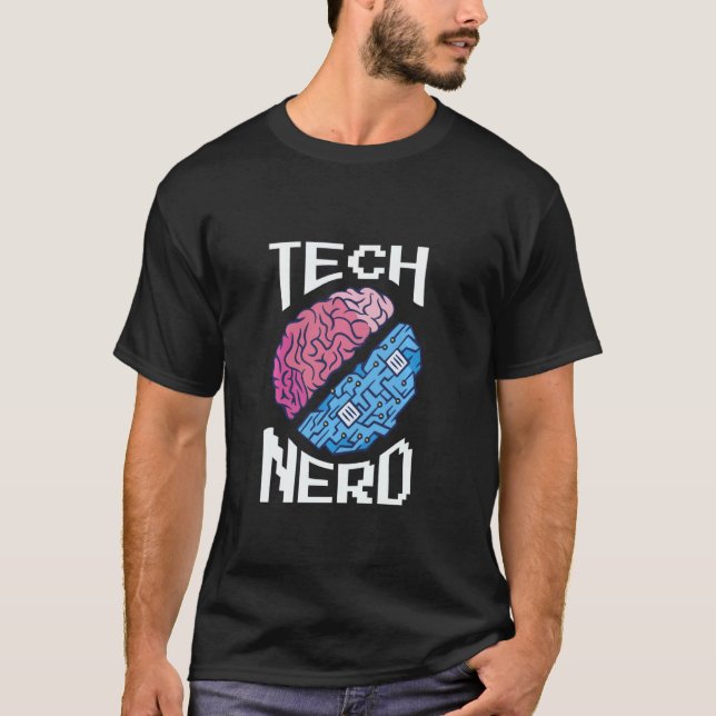 T-shirt Informatique Technique Nerd Pour Geeks Informatiqu (Devant)