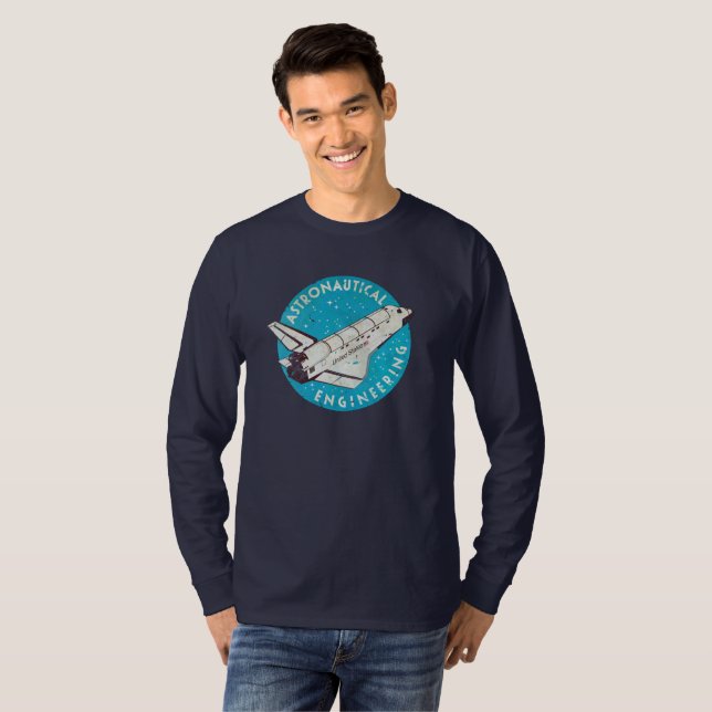 T-shirt Ingénierie Astronautique V01 (Devant entier)